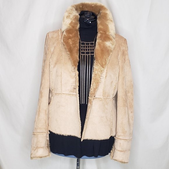 NYC and CO Faux Shearling Furry Jacket - Picture 4 of 15